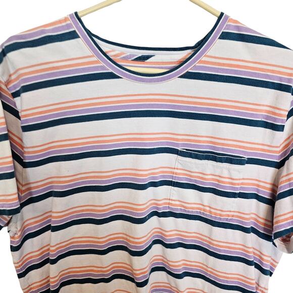 Bonobos Shirt Bonobos Slim Fit Shirt Striped T Shirt Men L Multicolor Casual - Picture 2 of 8